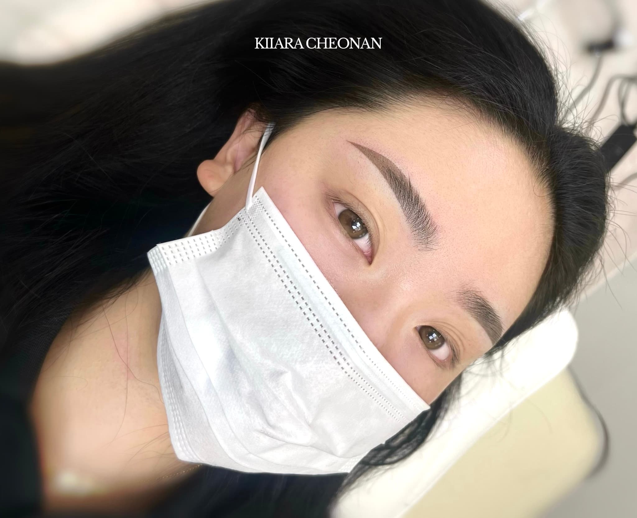 여자 눈썹 시술 4